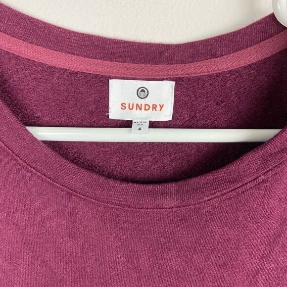 Sundry ‘Star Sleeve’ Crewneck Sweatshirt - Picture 6 of 6